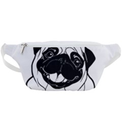 Black Pug Dog If I Cant Bring My Dog I T- Shirt Black Pug Dog If I Can t Bring My Dog I m Not Going Waist Bag  by EnriqueJohnson