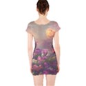 Floral Blossoms  Short Sleeve Bodycon Dress View2