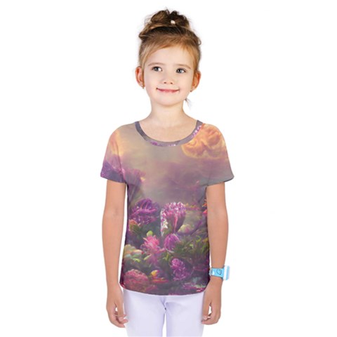 Floral Blossoms  Kids  One Piece T-shirt by Internationalstore