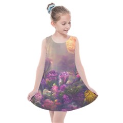 Floral Blossoms  Kids  Summer Dress by Internationalstore