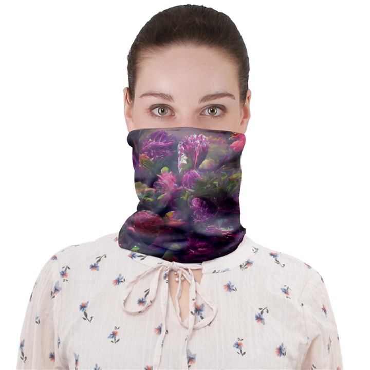 Floral Blossoms  Face Covering Bandana (Adult)