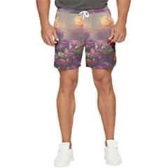 Floral Blossoms  Men s Runner Shorts by Internationalstore