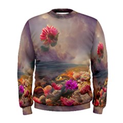 Floral Blossoms  Men s Sweatshirt by Internationalstore