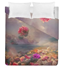 Floral Blossoms  Duvet Cover Double Side (queen Size) by Internationalstore