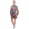 Floral Blossoms  Women s Long Sleeve Casual Dress View2