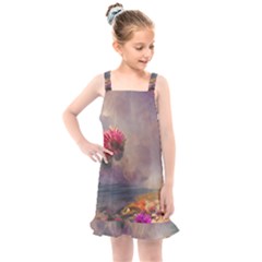 Floral Blossoms  Kids  Overall Dress by Internationalstore