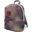 Floral Blossoms  Zip Up Backpack View1