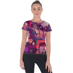 Fantasy  Short Sleeve Sports Top  by Internationalstore