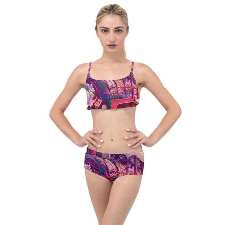 Fantasy  Layered Top Bikini Set