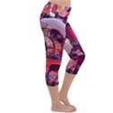 Fantasy  Lightweight Velour Capri Yoga Leggings View3