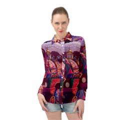 Fantasy  Long Sleeve Chiffon Shirt