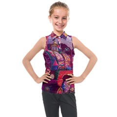 Fantasy  Kids  Sleeveless Polo T-shirt