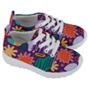 Colorful Shapes On A Purple Background Kids  Lightweight Sports Shoes View3