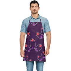 Petal Dot Seamless Pattern Kitchen Apron