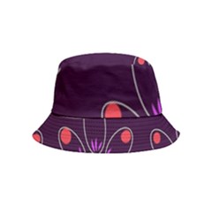 Petal Dot Seamless Pattern Bucket Hat (kids)