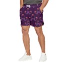 Petal Dot Seamless Pattern Men s Runner Shorts View3