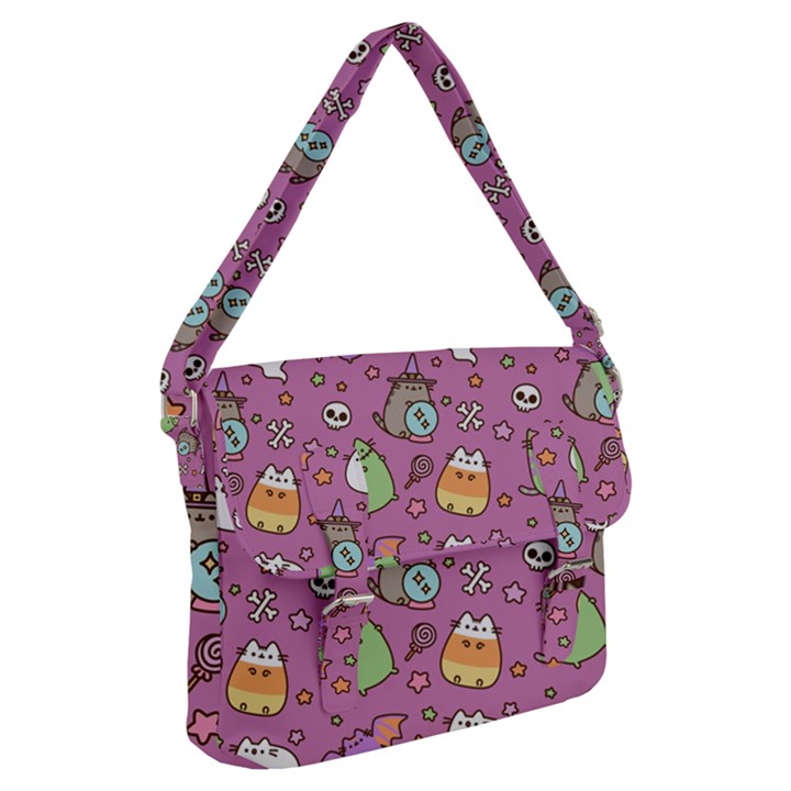 Pusheen Cat Buckle Messenger Bag