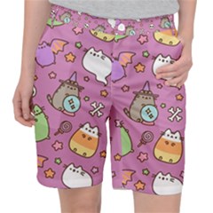 Pusheen Cat Women s Pocket Shorts by Pakjumat