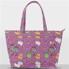 Pusheen Cat Back Pocket Shoulder Bag  by Pakjumat