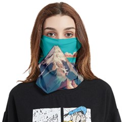 Mountain Mount Fuji Face Covering Bandana (two Sides) by Pakjumat