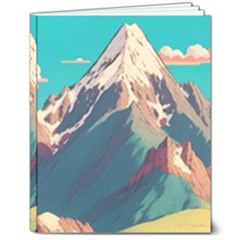 Mountain Mount Fuji 8  X 10  Hardcover Notebook