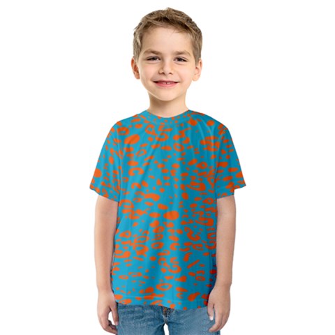 Animal Print Pattern Kids  Sport Mesh T-shirt by Pakjumat