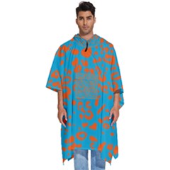 Animal Print Pattern Men s Hooded Rain Ponchos by Pakjumat