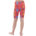 Elephant Monkey Dog Cartoon Kids  Mid Length Swim Shorts View2