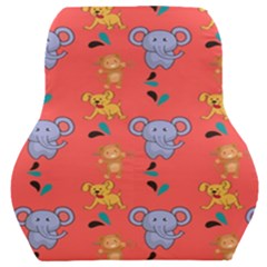 Elephant Monkey Dog Cartoon Car Seat Back Cushion  by Pakjumat