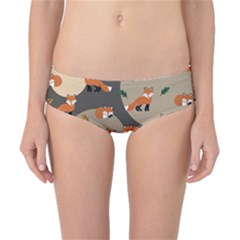 Fox Pattern Classic Bikini Bottoms