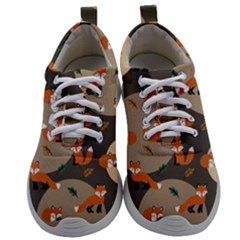 Fox Pattern Mens Athletic Shoes by Pakjumat