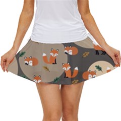 Fox Pattern Women s Skort