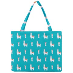 Lama Alpaca Animal Pattern Design Mini Tote Bag by Pakjumat