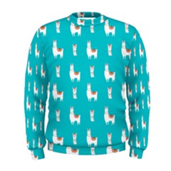 Lama Alpaca Animal Pattern Design Men s Sweatshirt by Pakjumat