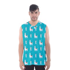 Lama Alpaca Animal Pattern Design Men s Basketball Tank Top by Pakjumat