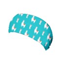 Lama Alpaca Animal Pattern Design Yoga Headband View1