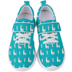 Lama Alpaca Animal Pattern Design Women s Velcro Strap Shoes by Pakjumat