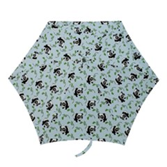 Animal Panda Bamboo Seamless Pattern Mini Folding Umbrellas by Pakjumat