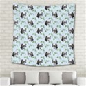 Animal Panda Bamboo Seamless Pattern Square Tapestry (Large) View2