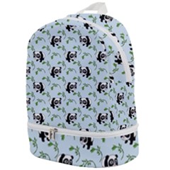 Animal Panda Bamboo Seamless Pattern Zip Bottom Backpack by Pakjumat