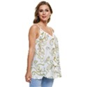 Fish Sea Ocean Algae Underwater Casual Spaghetti Strap Chiffon Top View3