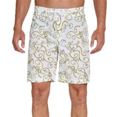 Fish Sea Ocean Algae Underwater Men s Beach Shorts by Pakjumat