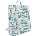 Guitars Music Notes Seamless Pattern Flap Top Backpack View2