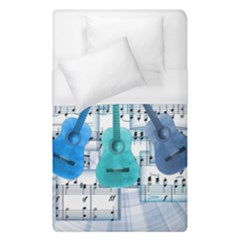 Guitar Acoustic Music Art Duvet Cover (single Size) by Pakjumat