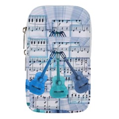 Guitar Acoustic Music Art Waist Pouch (small) by Pakjumat