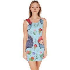 Hedgehogs Animal Bodycon Dress by Pakjumat