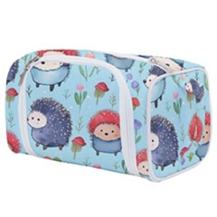 Hedgehogs Animal Toiletries Pouch by Pakjumat