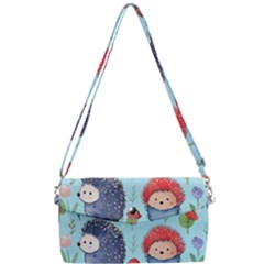 Hedgehogs Animal Removable Strap Clutch Bag by Pakjumat