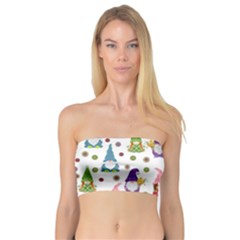 Gnomes Seamless Fantasy Pattern Bandeau Top by Pakjumat