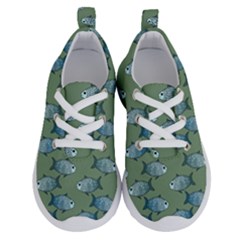 Fishes Pattern Background Running Shoes by Pakjumat